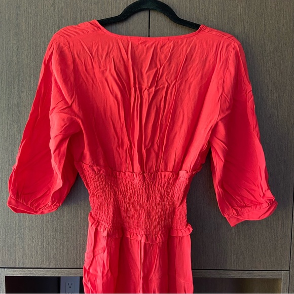 Zara Red Midi Dress - Picture 5 of 8